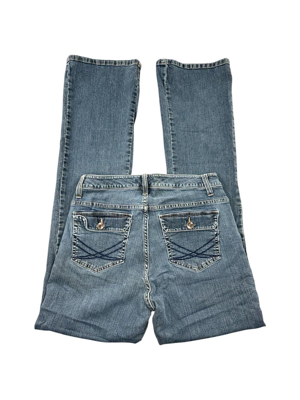 Y2K Lee Slender Secret‎ Mid Rise Embroidered Bootcut Jeans